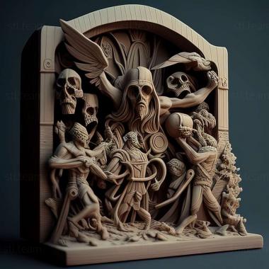 3D model Heretic Shadow of the Serpent Riders game (STL)